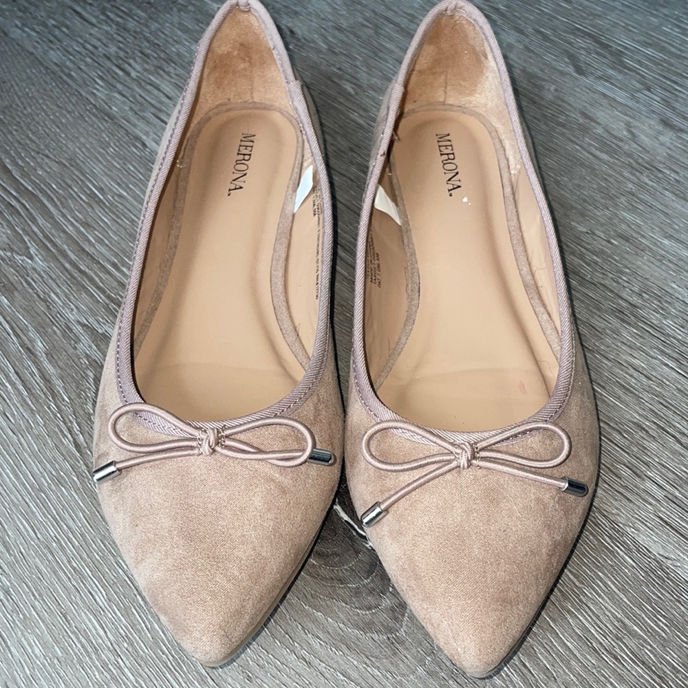 Merona Tan Flats